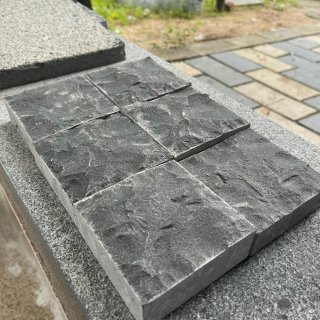 Dark grey basalt natural surface 