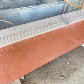 Red granite polished surface 